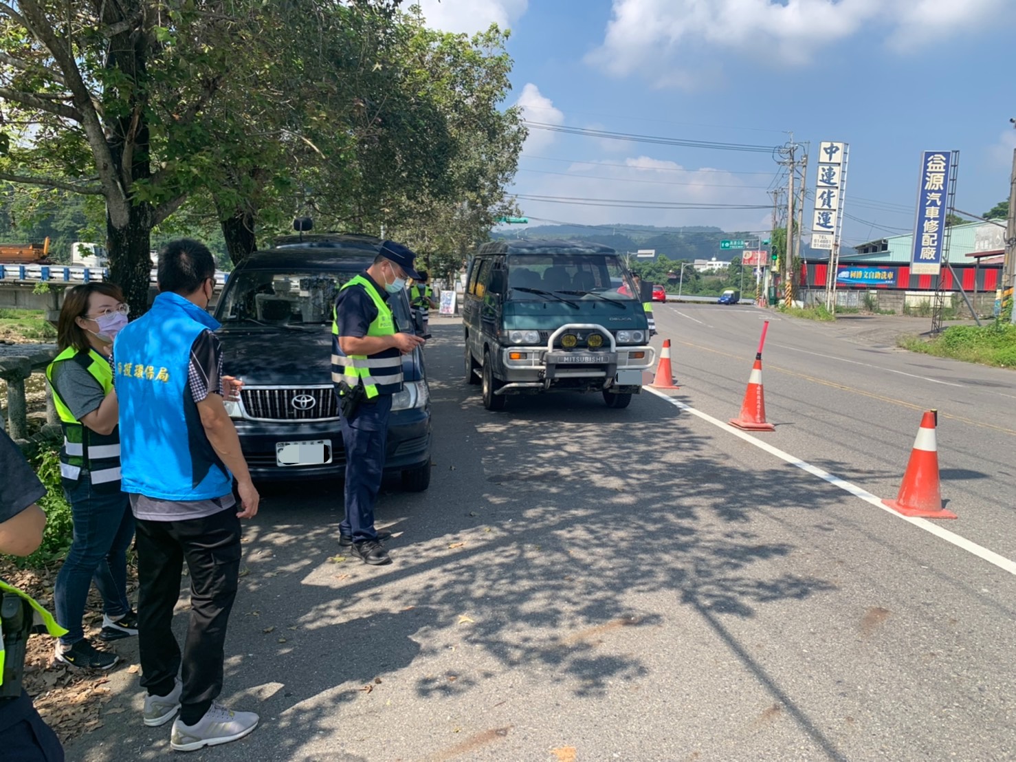 埔里地區擴大稽查 車輛黑煙噪音無所遁形