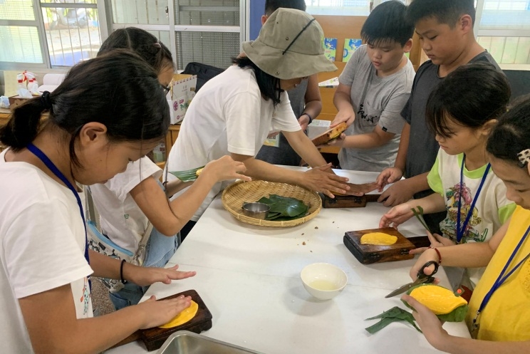 黃金粿DIY體驗活動，感受食物帶來的恩惠