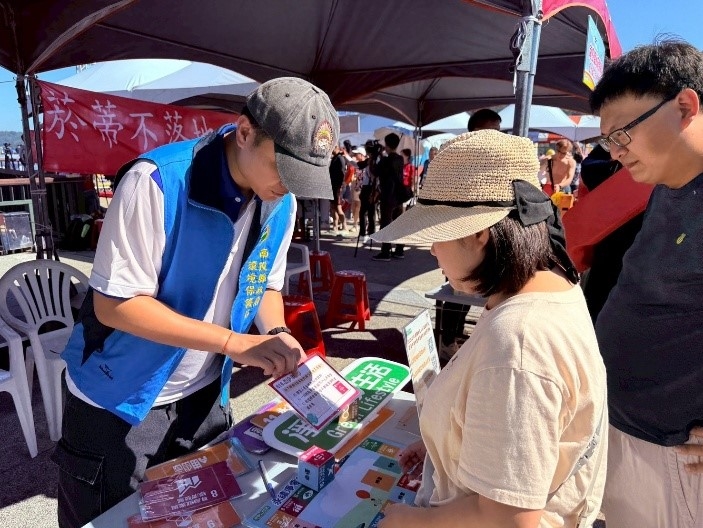 透過問答小遊戲建立使民眾了解綠色作為