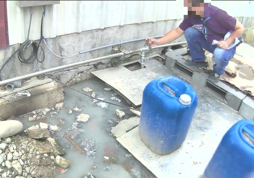 確認廢水為廠區溢出
